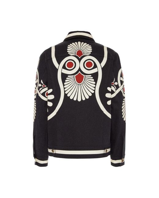 LaDoubleJ Jassen ,Veelkleurig ,Katoen Joyful Jean Jacket in het Black