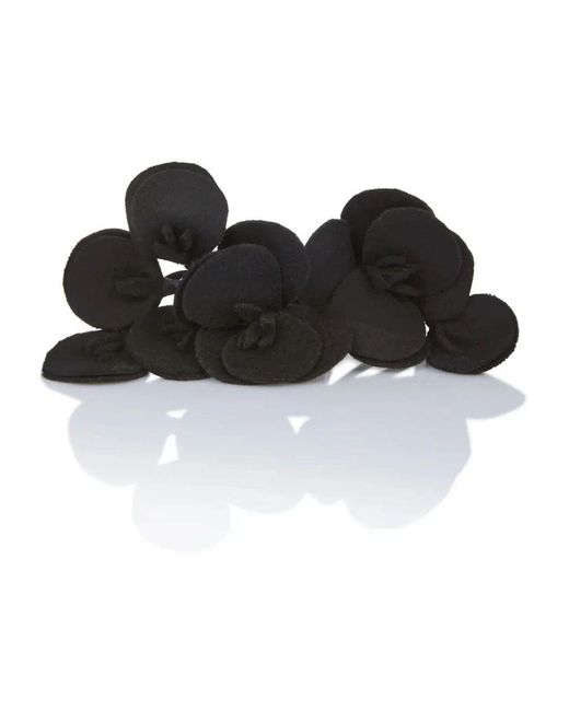 P.A.R.O.S.H. Black Florale Wollbrosche