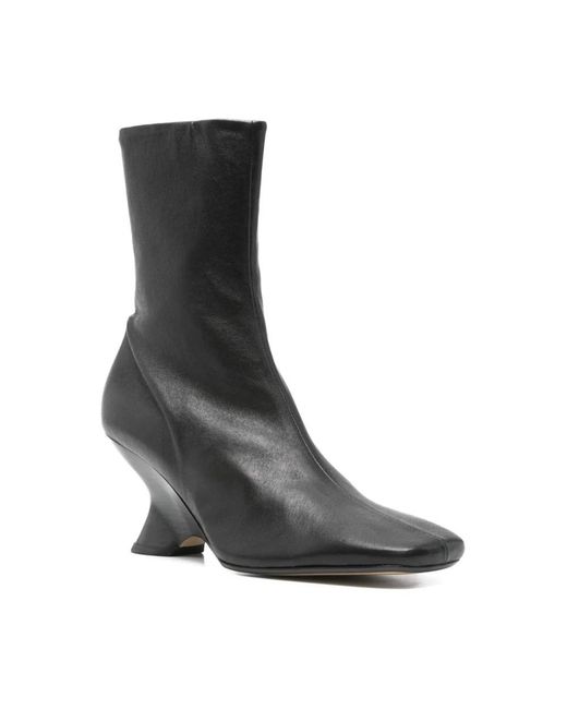 Dries Van Noten Black Heeled Boots