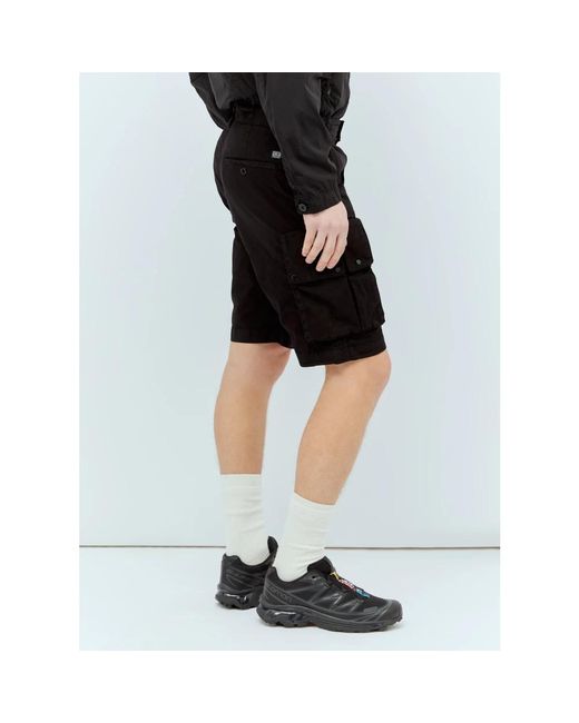 C P Company Cargo twill shorts in Black für Herren