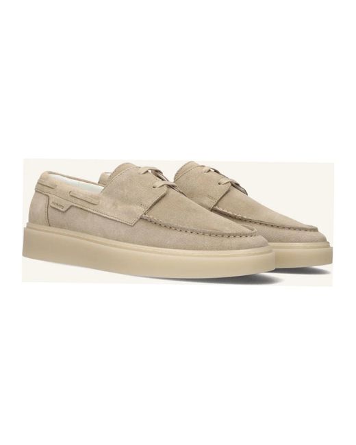 Antony Morato Natural Boat Shoes for men