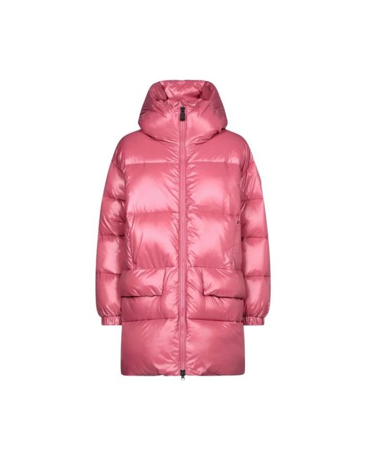 Save The Duck Jassen ,Roze ,Leer Kesha Coat in het Pink
