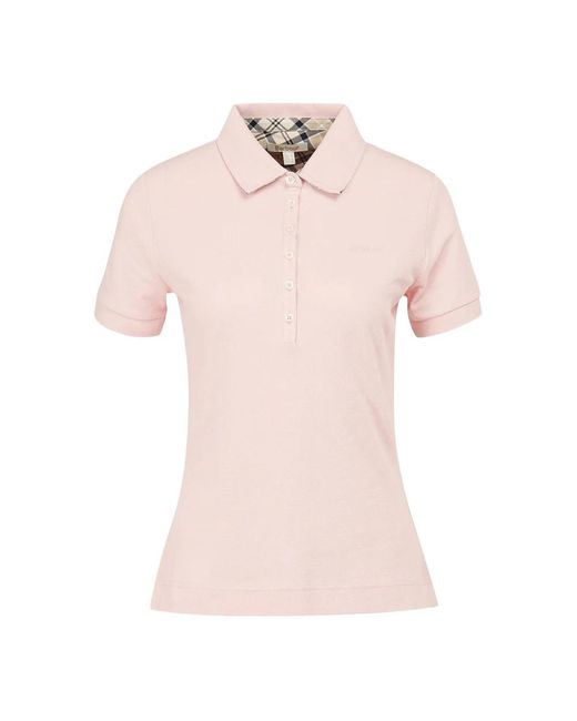 Barbour Pink Polo Shirts