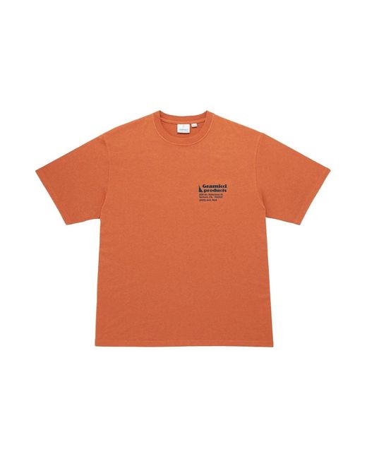 Gramicci G-Sail Tee in het Orange voor heren