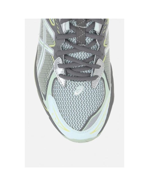 Asics Multicolor Graue mesh low-top sneakers mit gel-technologie