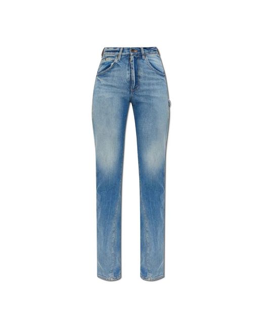 Maison Margiela Blue Straight Fit Jeans