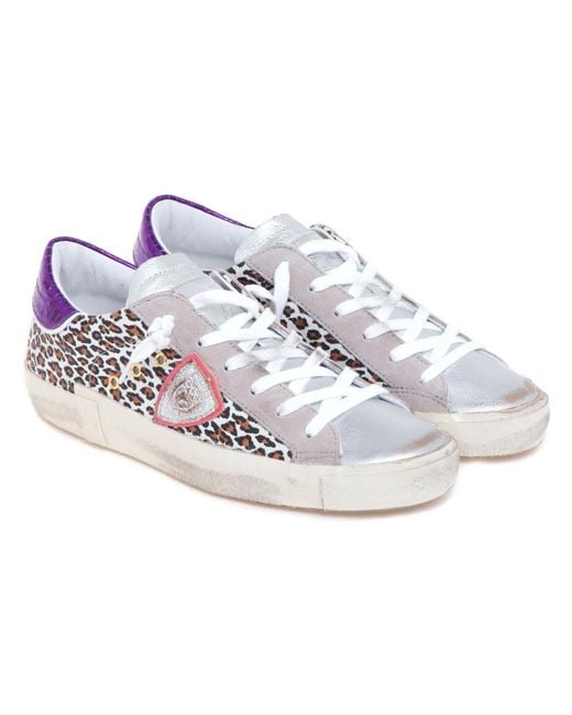 Philippe Model Blue Sneakers