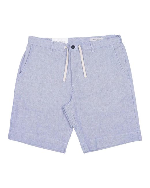 Brooksfield Stylische bermuda shorts in latte/azzurro in Blue für Herren