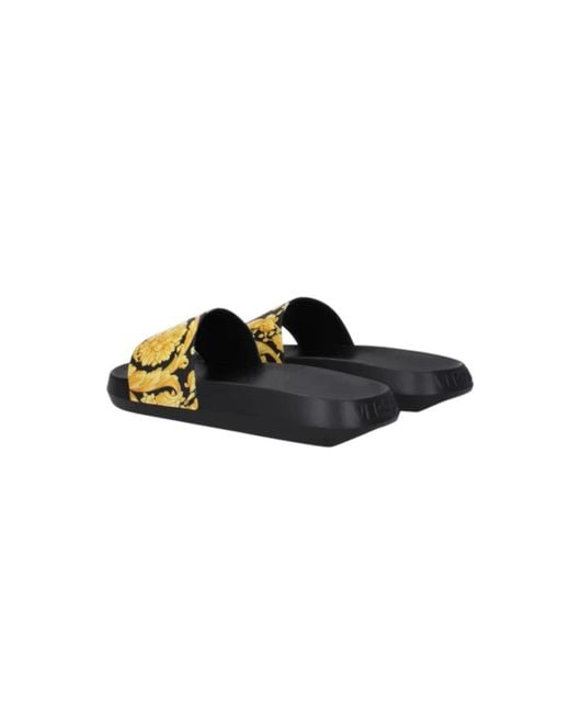 Versace Yellow Sliders for men