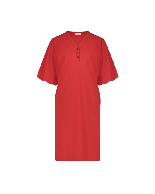 Dresses > day dresses > short dresses Jane Lushka en coloris Red