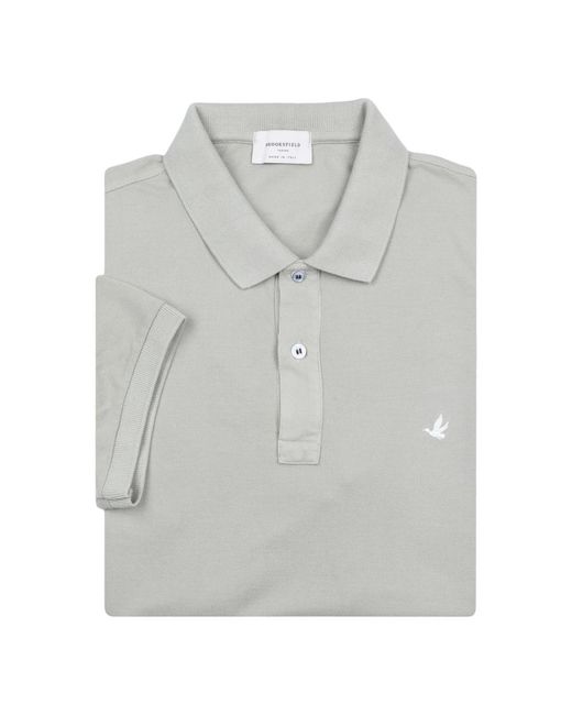 Brooksfield Artichoke polo shirt in Gray für Herren