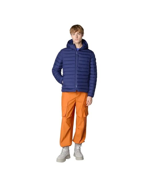Save The Duck Blue Winter Jackets for men