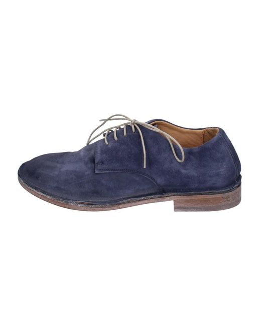 Moma Blue Laced Shoes