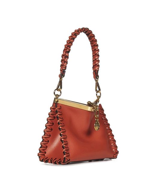 Etro Red Shoulder Bags