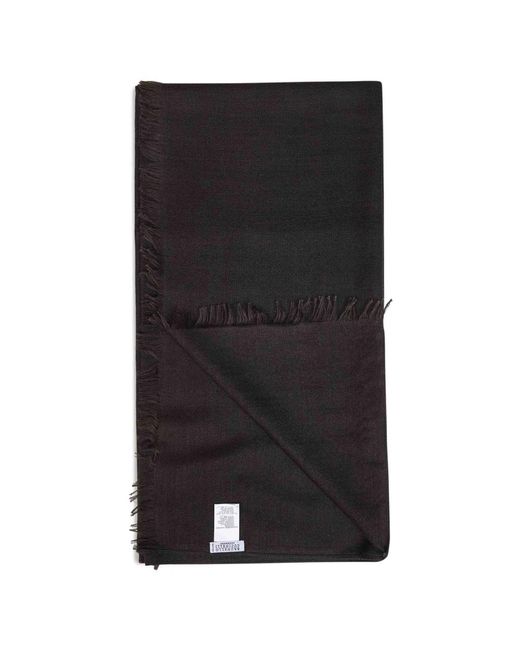 Brunello Cucinelli Black Winter Scarves