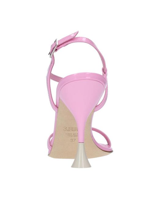3Juin Pink High Heel Sandals