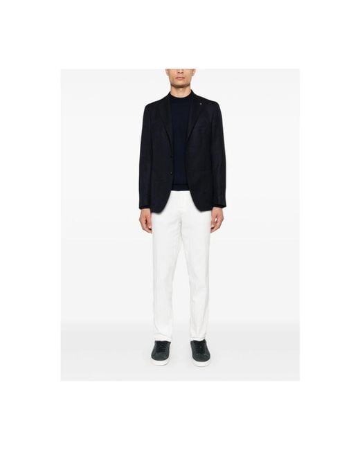 Eleventy Blue Round-Neck Knitwear for men