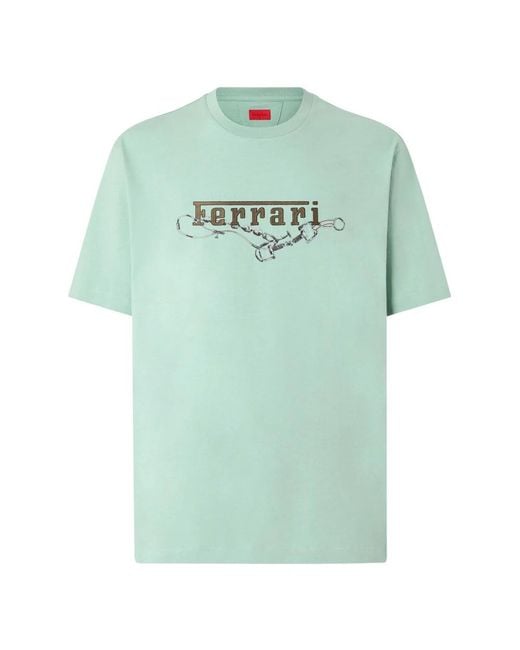 Ferrari Green T-Shirts for men