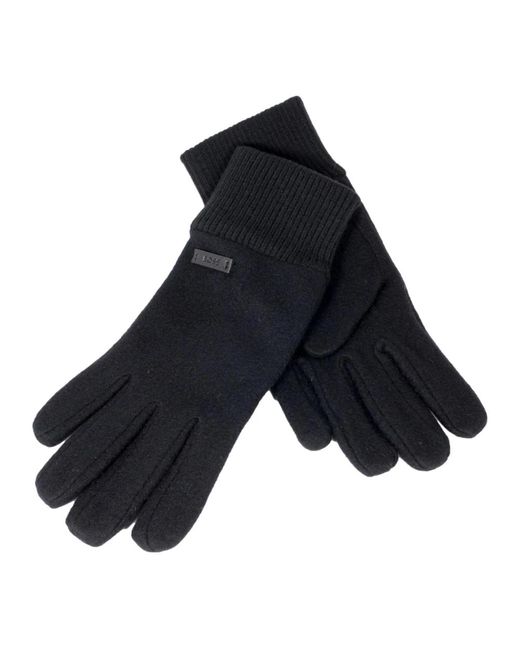 HUGO Black Gloves for men