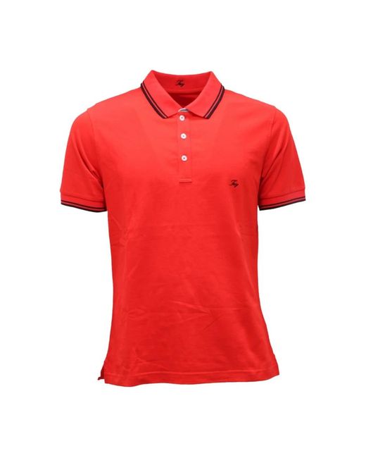 Fay Red Polo Shirts for men