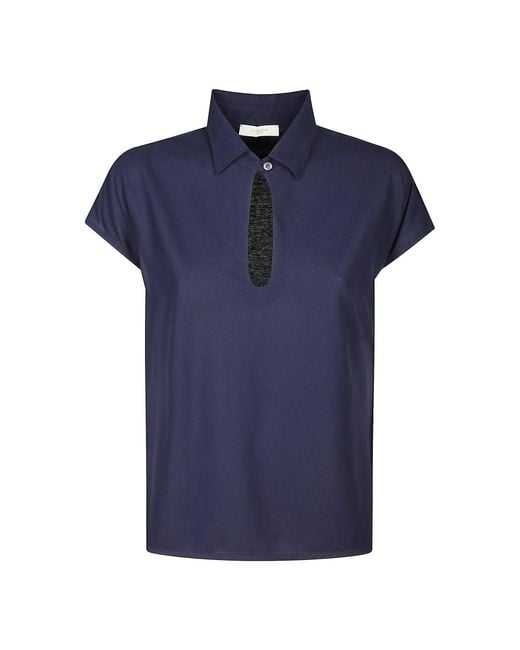 Zanone Blue Polo Shirts