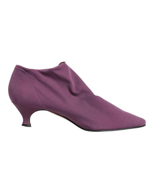 Dolce & Gabbana Purple Heeled Boots