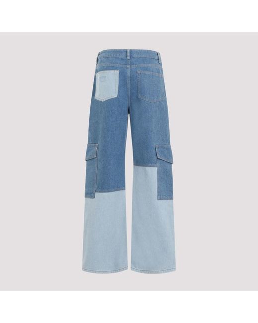 Ganni Blue Jeans,cutline denim angi vintage blaue jeans