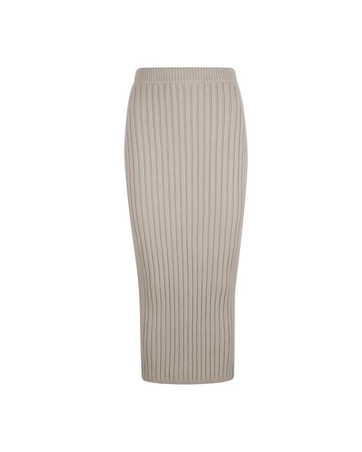 Midi Skirts Max Mara de color Gray
