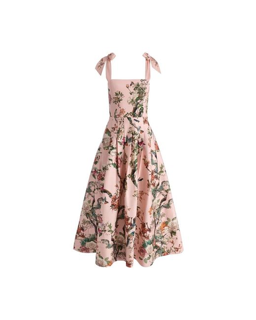 Alice + Olivia Pink Midi Dresses