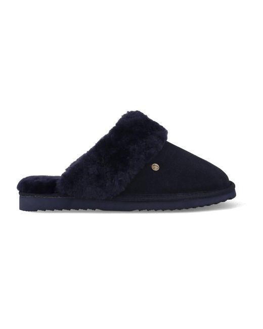 Warmbat Herren Gemütliche Flurry Hausschuhe in blau