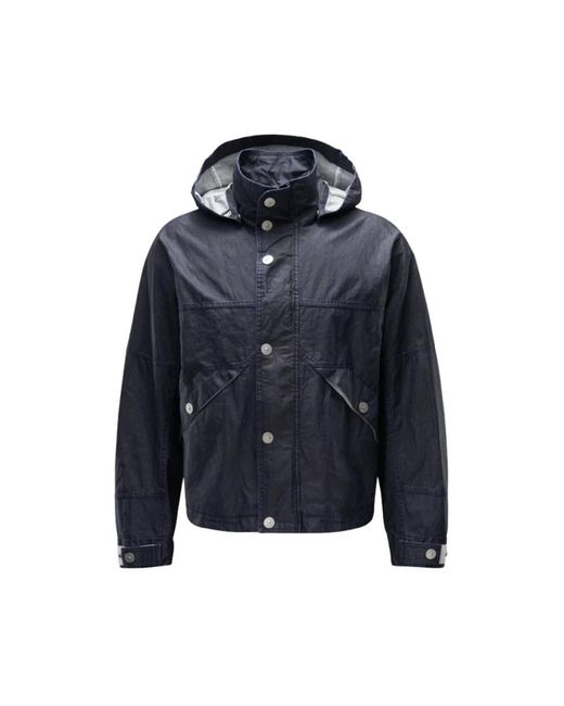 Stone Island Blue Light Jackets for men