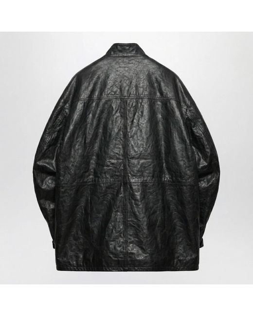 Prada Black Leather Jackets