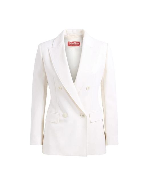 Max Mara White Blazers