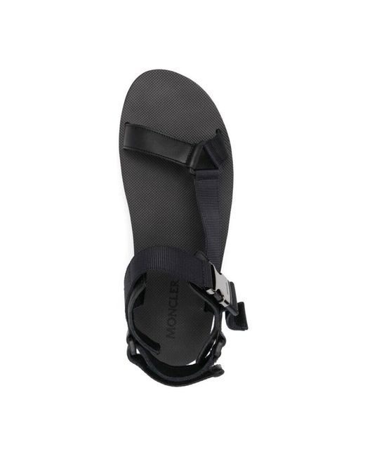 Flat Sandals di Moncler in Black da Uomo