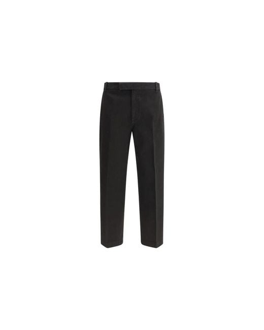 Thom Browne Black Straight Fit Jeans for men