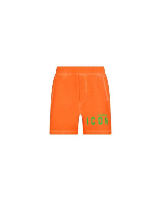 DSquared² Orange Casual Shorts for men