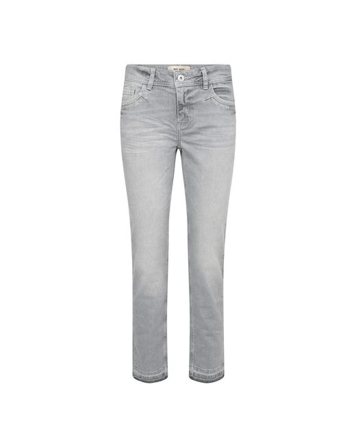 Mos Mosh Gray Cropped Jeans