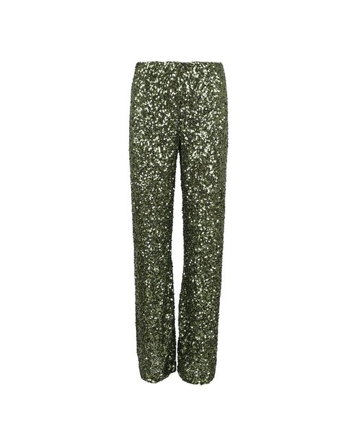 P.A.R.O.S.H. Green Straight Trousers