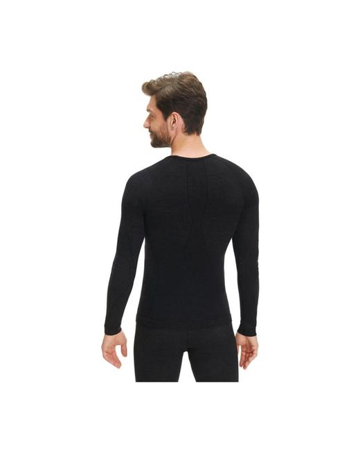 Long Sleeve Tops di Falke in Black da Uomo