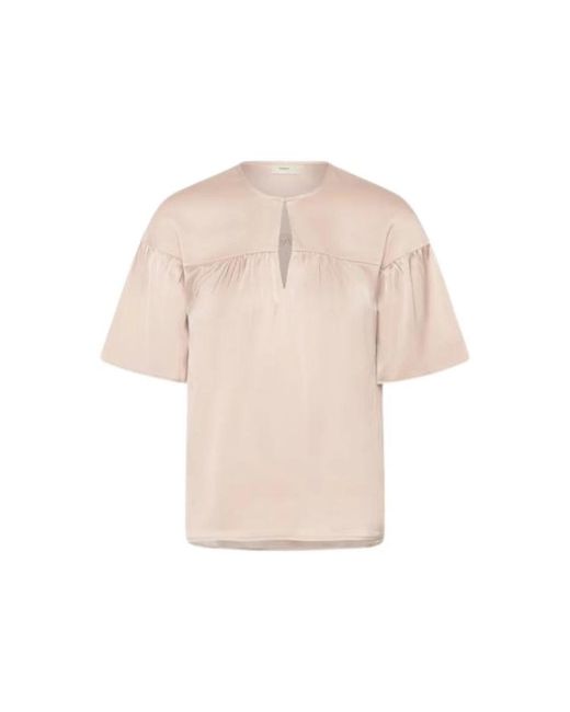 Inwear Overhemden ,Polyester Blouse in het Natural