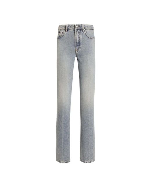 Dolce & Gabbana Gray Bootcut Jeans