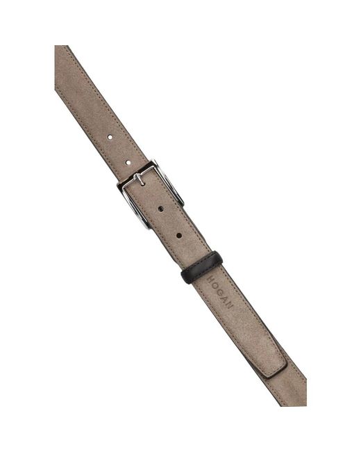 Hogan Accessoires ,Suède Suède Riem in het Brown voor heren