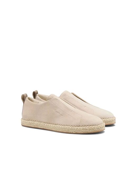 Santoni Natural Sneakers for men