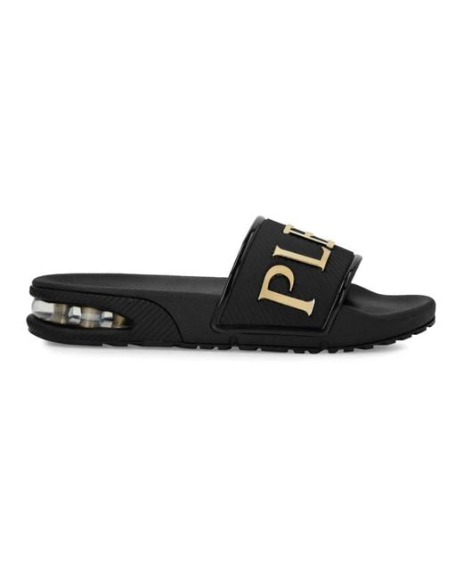Philipp Plein Black Sliders for men