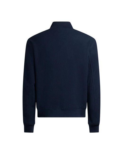 Etro Jassen ,Blauw ,Katoen Blauw Katoenen Bomberjack Met Paisley Voering in het Blue voor heren