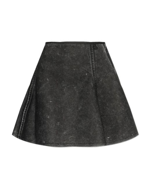 DIESEL Black Short Skirts
