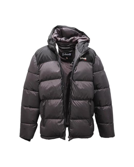 Winter Jackets Schott Nyc pour homme en coloris Gray