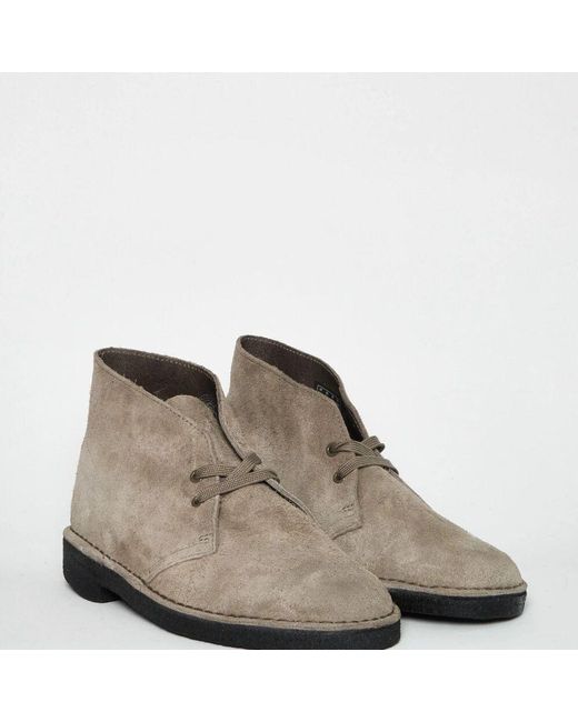Lace-Up Boots di Clarks in Gray da Uomo