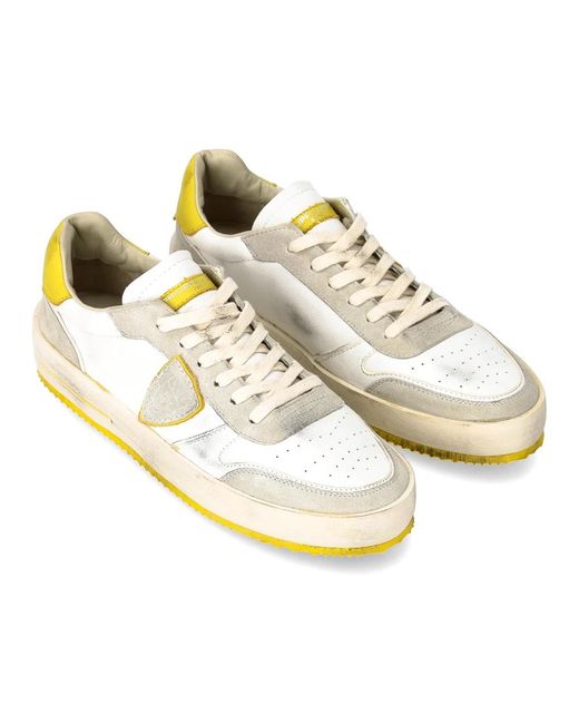 Philippe Model White Sneakers for men