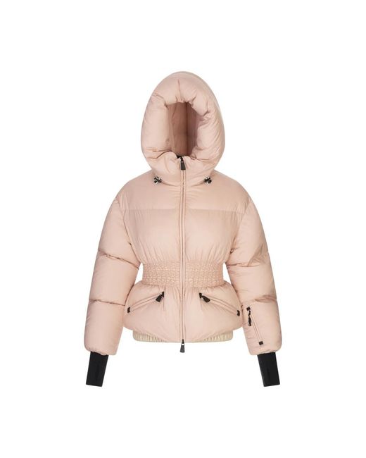 Moncler Jassen ,Roze ,Polyester Roze Donsjas Grenoble Stijl in het Pink